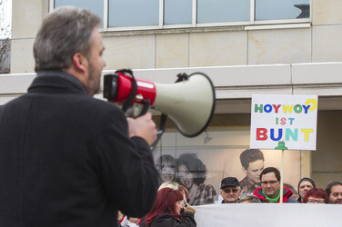 Hoygida Gegen-Demonstration, Hoyerswerda