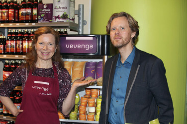Verkaufsstart der Veganprodukte 'Vevenga' von Marion Kracht, Hamburg
