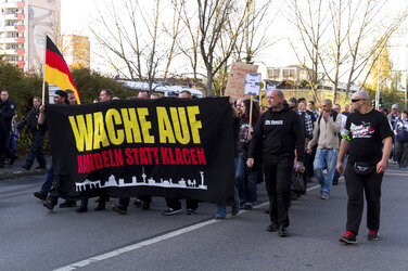 Neonazi Demo, Berlin