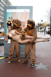 Berlinale Photoshooting mit Micaela Schäfer, Berlin