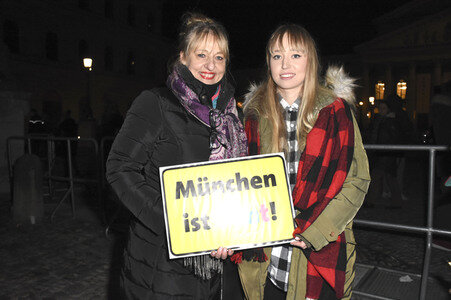 Kundgebung 'Wir sind alle von wo!' in München