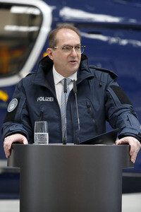 Indienststellung der Drohnenabwehreinheit der Bundespolizei in Ahrensfelde