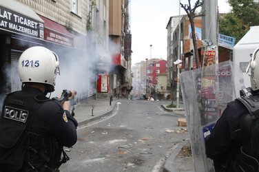 Maidemonstration in Istanbul