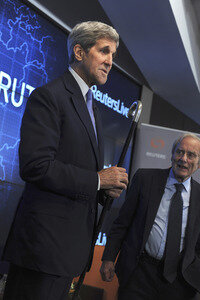 John Kerry diskutiert den Iran Deal in New York