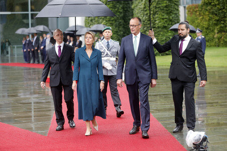 Empfang der Bundespräsidentin der Schweiz in Berlin