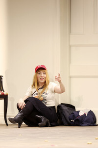 Theaterprobe 'Sophia oder Das Ende der Humanisten' in Berlin