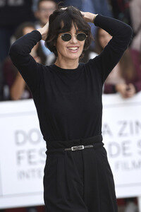 Ankunft von Paz Vega auf dem San Sebastian Film Festival 2017