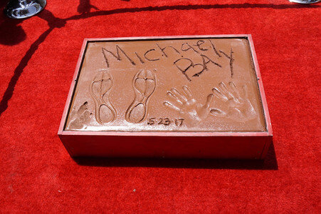 Hand and Footprint Ceremony mit Michael Bay in Los Angeles