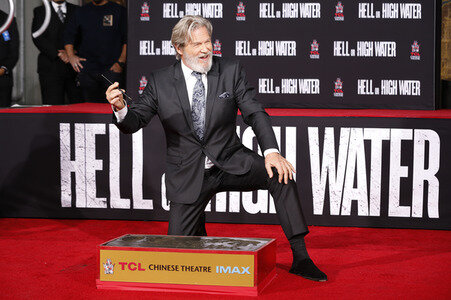 Hand and Footprint Ceremony mit Jeff Bridges in Los Angeles