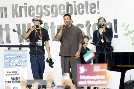 Kundgebung für Frieden im Gazastreifen in Berlin