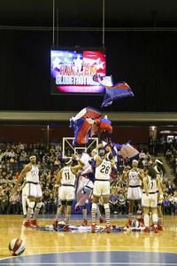Basketballspiel Harlem Globetrotters vs. World All Stars in Berlin