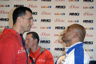 Pressekonferenz zum Box-WM-Kampf Wladimir Klitschko vs. Alex Leapai, Düsseldorf