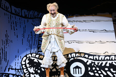 Theaterprobe 'Der eingebildet Kranke' in Berlin