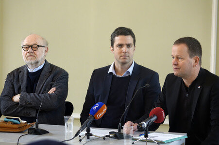 Pressekonferenz zur Wiedereröffnung der Staatsoper Unter den Linden in Berlin