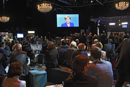 TV-Duell der Spitzenkandidaten zur Bundestagswahl 2017 in Berlin