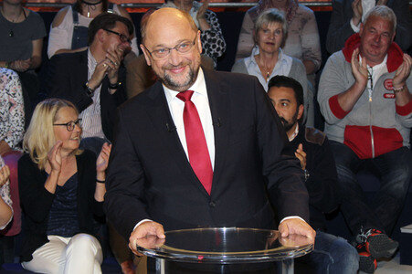 TV-Sendung 'Wahl 2017 - Wahlarena mit Martin Schulz' in Lübeck