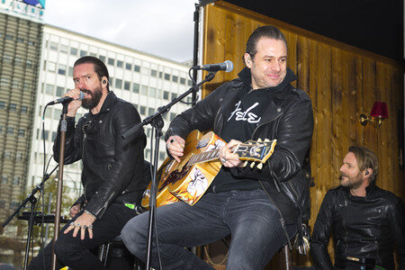 Straßenkonzert von The BossHoss in Berlin