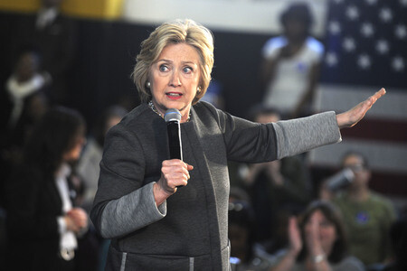 Wahlkampfrede von Hillary Clinton in New York