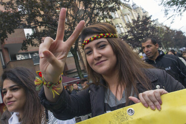 'Berlin ist Kobane' Demonstration, Berlin