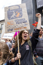 Demonstration gegen die Front National, Paris