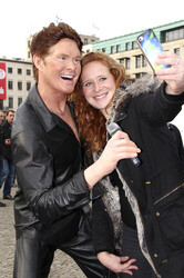 Launch der Wachsfigur von David Hasselhoff, Berlin