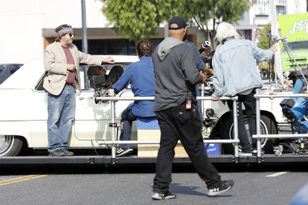 Dreharbeiten zu 'Once Upon a Time in Hollywood' in Burbank