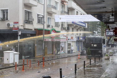 Maidemonstration in Istanbul