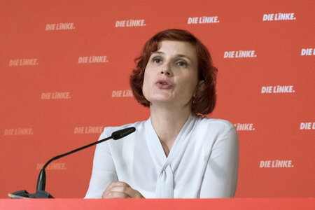 Pressekonferenz der LINKEN in Berlin