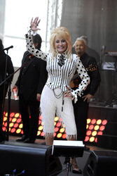 Dolly Parton bei der NBC-Show 'Today', New York