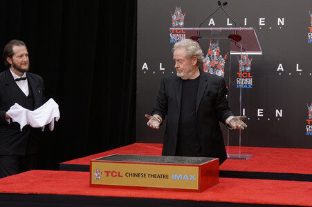 Hand and Footprint Ceremony mit Ridley Scott in Los Angeles