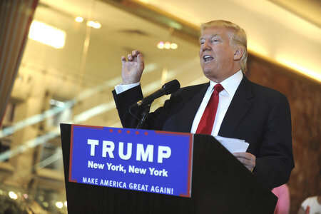 Donald Trump Pressekonferenz in New York
