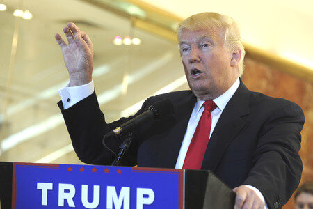 Donald Trump Pressekonferenz in New York