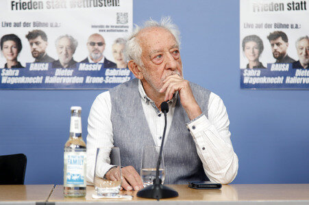 Pressekonferenz zur Friedenskundgebung am 13. September in Berlin