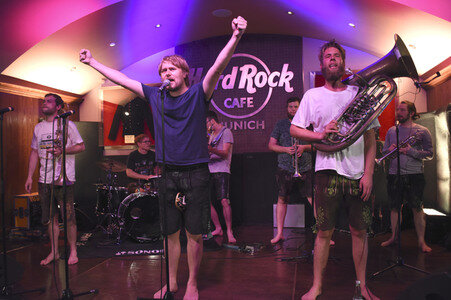 Geburtstagsfeier 15 Jahre Hard Rock Cafe in München