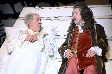 Theaterprobe 'Der eingebildet Kranke' in Berlin