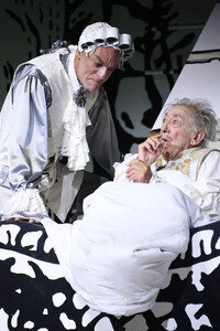 Theaterprobe 'Der eingebildet Kranke' in Berlin