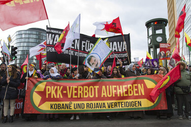 Demonstration gegen PKK Verbot, Berlin
