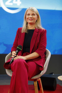 Annett Meiritz auf der Frankfurter Buchmesse 2025 in Frankfurt