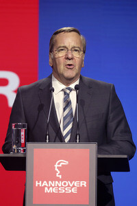 Bühnenpräsentation auf der Hannnover Messe 2026