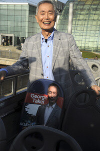 George Takei is inducted into the Ride of Fame in New York