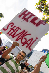 Demonstration der Jesiden, Berlin