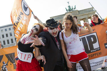 Zombie-Walk der Piratenpartei, Berlin