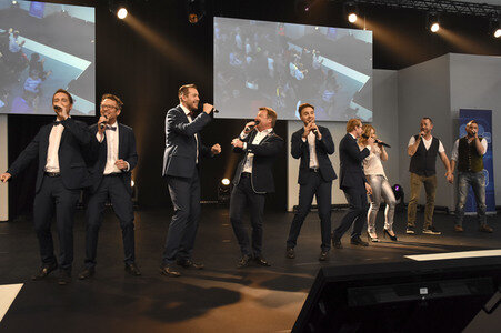 Schlagerfestival auf der Messe 'Die 66' in München