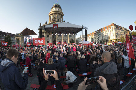 Wahlkampfveranstaltung mit Martin Schulz in Berlin