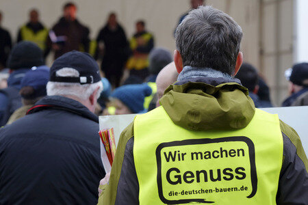 Demonstration 'Wir haben es Satt!' in Berlin