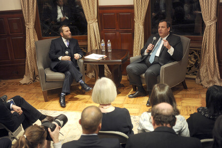 Chris Christie Podiumsgespräch in New York