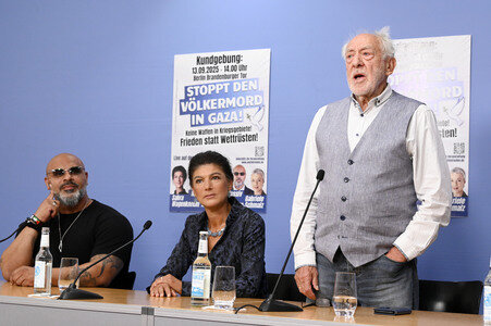 Pressekonferenz zur Friedenskundgebung am 13. September in Berlin