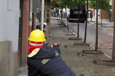 Maidemonstration in Istanbul