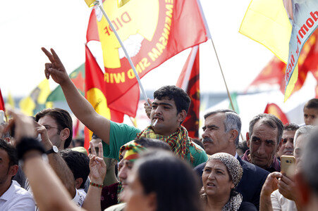 Kurden Großdemo in Köln