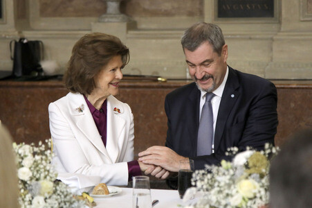 Besuch von Königin Silvia von Schweden in München
